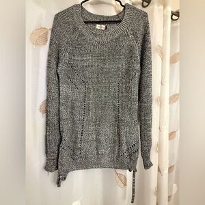 SO Women's Charcoal Knit Sweater